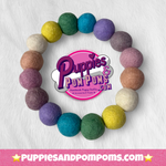 Spring - Personalised Pom Pom Dog Collar