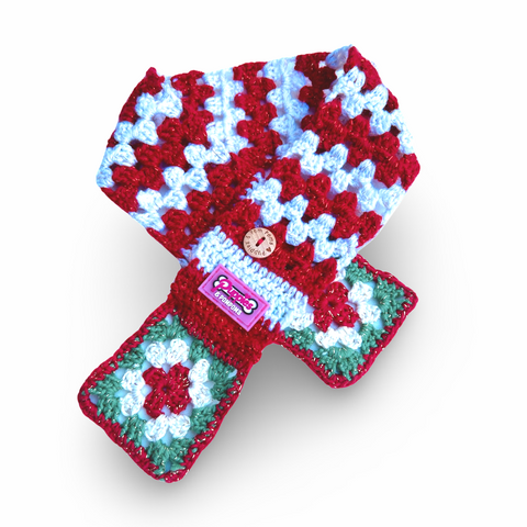 Christmas Scarf - Crochet Stripes