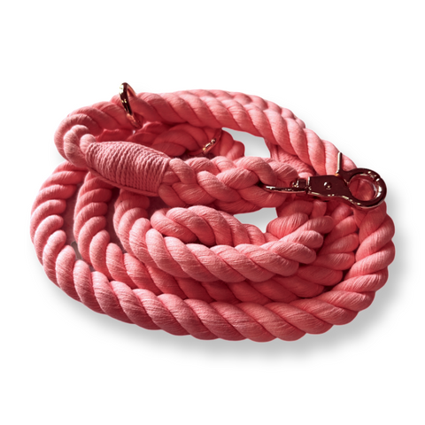 Baby Pink Rope Lead