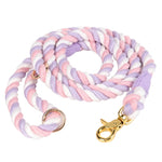 Princess - Pink, Lavender & White Rope Lead
