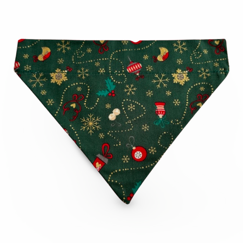 Baubles and Berries Christmas Bandana