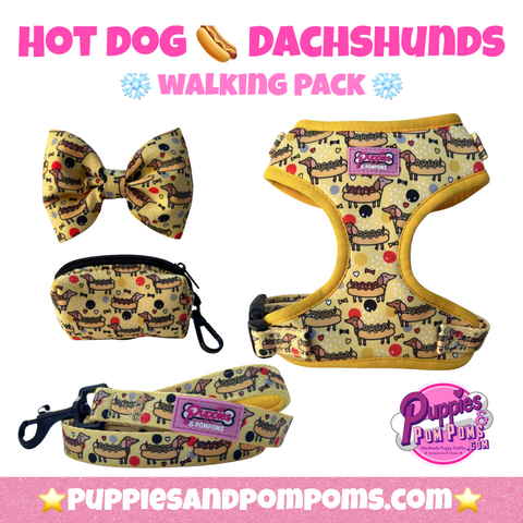 Hot Dog Dachshunds - Walking Pack