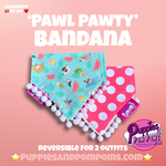 Puppy Pawl Pawty Polka Dot Bandana