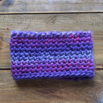 Ombré Purple / Pink Crochet Doggy Snood