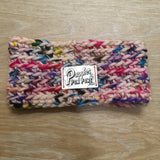Hand painted Sprinkle Luxe Crochet Dog Snood