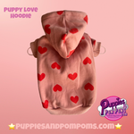 Puppy Love Hoodie - Pink