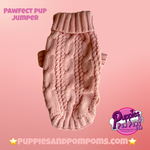 Marshmallow Baby Pink Pawfect Pup Jumper