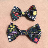 Spring Forest Bow Tie Navy