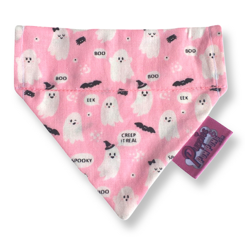 Cute Pink Ghosts! Halloween Bandana