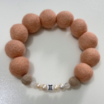 Zodiac Birthstone - Personalised Pom Pom Dog Collar