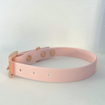 Handmade Biothane Dog Collar - Baby Pink- 20mm