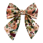Handmade Dog Sailer Bow Tie - Garden Party Beige