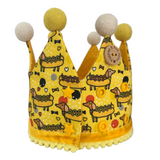 Handmade Birthday Crown Hat - Hot Dog Dachshunds