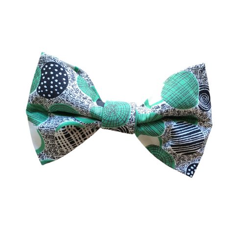 Green Geo Bow Tie
