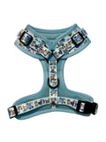Bee Happy Dachshund’s Harness Blue
