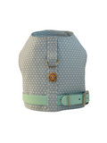 Handmade Vest Dog Harness - Baby Blue Stars