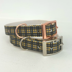 Cornish Tartan Handmade Dog Collar