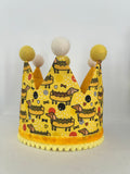 Handmade Birthday Crown Hat - Hot Dog Dachshunds