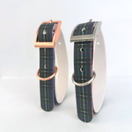 Cornish Hunting Tartan Handmade Dog Collar