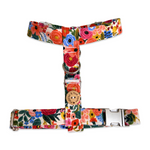 Handmade H Dog Harness - Garden Party