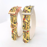 Hot Dog Dachshunds Handmade Dog Collar