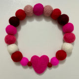 Valentine - Pom Pom Dog Collar