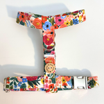 Handmade H Dog Harness - Garden Party