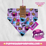 Cookie Monster Bandana - Slide On