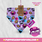 Cookie Monster Bandana - Slide On