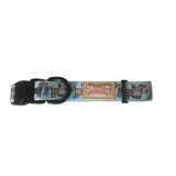 Collar - Bee Happy Dachshunds Blue
