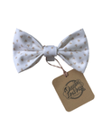 White & Latte Love Hearts Bow