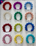 Zodiac Birthstone - Personalised Pom Pom Dog Collar