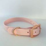 Handmade Biothane Dog Collar - Baby Pink- 20mm