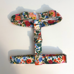 Handmade H Dog Harness - Garden Party