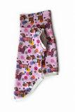 Premium Organic Handmade Teckel Sweater “Bee Happy Dachshunds” - Pink