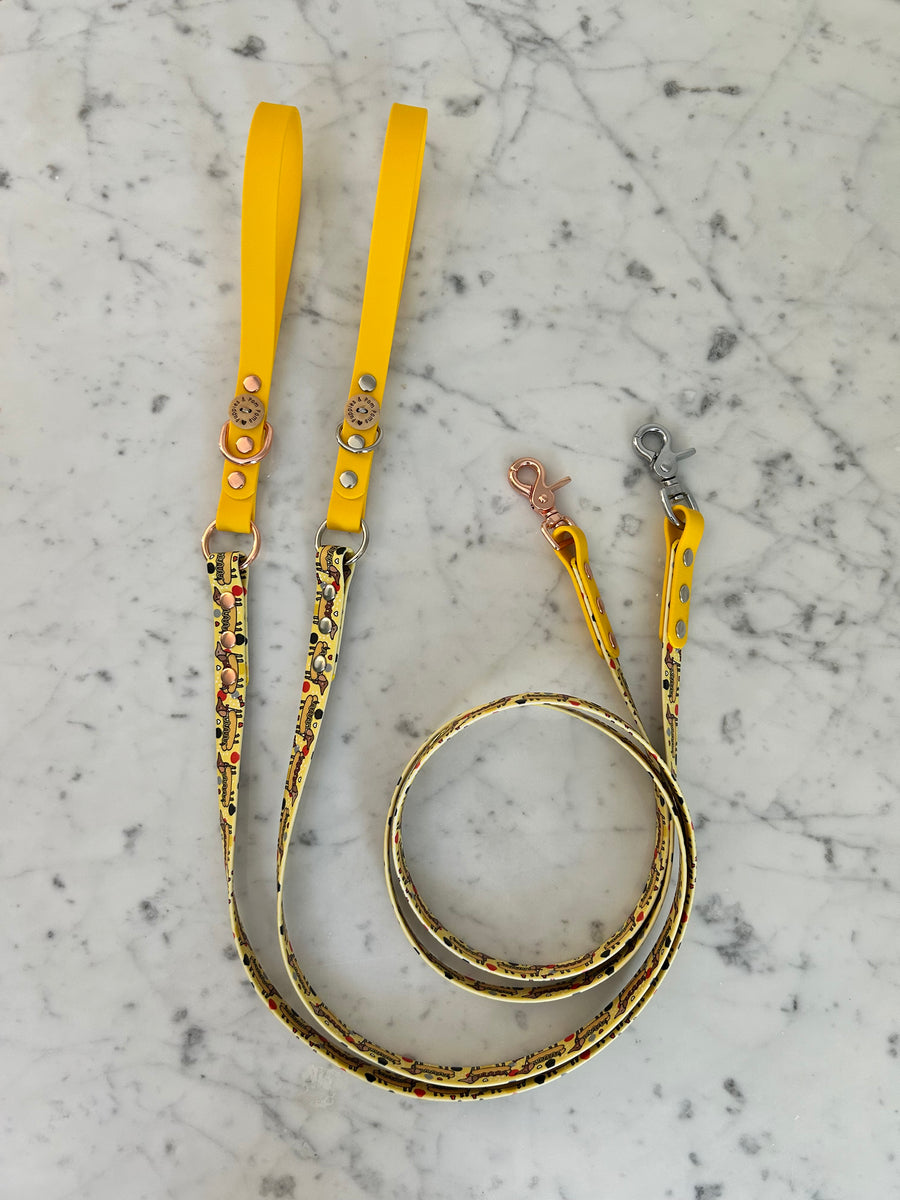Test Samples - Handmade Vegan Leather Dog Leash - Hot Dog Dachshunds ...