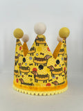 Handmade Birthday Crown Hat - Hot Dog Dachshunds