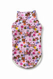 Premium Organic Handmade Teckel Sweater “Bee Happy Dachshunds” - Pink