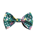 Dog Bow Tie Spring Forest Green