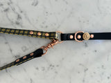 Handmade Dog Leash - Vegan Leather - Cornish Tartan
