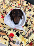 Hot Dog Dachshunds - Faux Fur Blanket