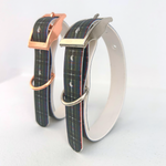 Cornish Hunting Tartan Handmade Dog Collar