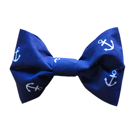 Little Anchors Navy Bow Tie