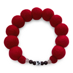 Zodiac Birthstone - Personalised Pom Pom Dog Collar