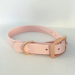 Handmade Biothane Dog Collar - Baby Pink- 20mm