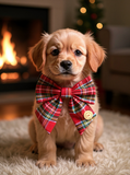 Christmas Tartan Sailer Bow