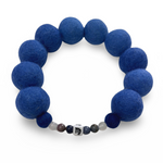 Zodiac Birthstone - Personalised Pom Pom Dog Collar