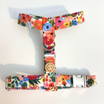 Handmade H Dog Harness - Garden Party