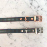 Cornish Hunting Tartan Handmade Dog Collar