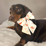 Handmade Dog Sailer Bow Tie - Autumn Dachshunds